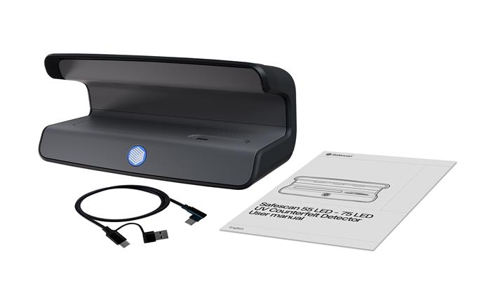Bankjegyvizsgáló, SAFESCAN "55 LED", fekete