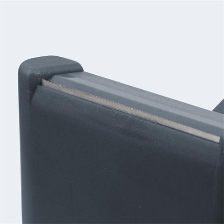 Csomagolószalag adagoló, asztali, csomagolószalaggal, SAX "729", antracit szürke