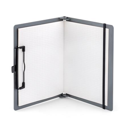 Felírótábla, A4, összehajtható, SAX, szürke