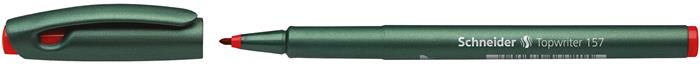 Rostirón, 0,8 mm, SCHNEIDER "Topwriter 157", piros