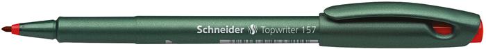 Rostirón, 0,8 mm, SCHNEIDER "Topwriter 157", piros