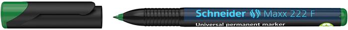 Alkoholos marker, OHP, 0,7 mm, SCHNEIDER "Maxx 222 F", zöld