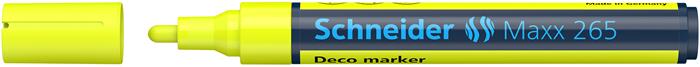 Krétamarker, 2-3 mm, SCHNEIDER "Maxx 265", sárga