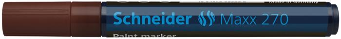 Lakkmarker, 1-3 mm, SCHNEIDER "Maxx 270", barna