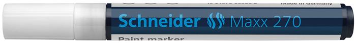Lakkmarker, 1-3 mm, SCHNEIDER "Maxx 270", fehér