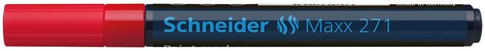 Lakkmarker, 1-2 mm, SCHNEIDER "Maxx 271", piros