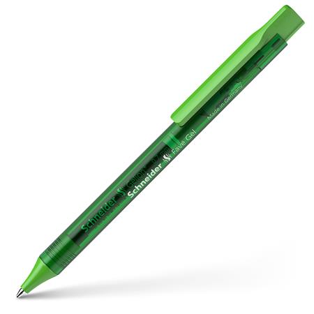 Zseléstoll, 0,4 mm, nyomógombos, SCHNEIDER "Fave Gel", zöld