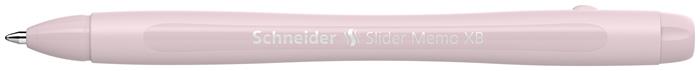 Golyóstoll, 0,7 mm, kupakos, SCHNEIDER "Slider Memo XB", gyöngy