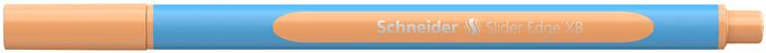 Golyóstoll, 0,7 mm, kupakos, SCHNEIDER "Slider Edge XB Pastel", barack
