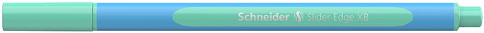 Golyóstoll, 0,7 mm, kupakos, SCHNEIDER "Slider Edge XB Pastel", menta