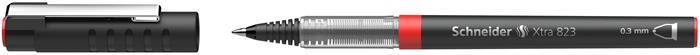 Rollertoll, 0,5 mm, tűhegyű, SCHNEIDER "XTRA 805", piros