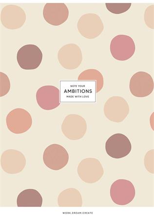Füzet, tűzött, A4, kockás, 40 lap, SHKOLYARYK "Ambitions", vegyes