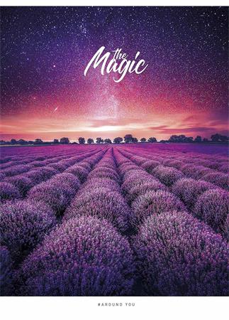 Füzet, tűzött, A5, vonalas, 48 lap, SHKOLYARYK "The Magic", vegyes