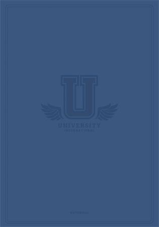 Füzet, tűzött, A4, kockás, 60 lap, SHKOLYARYK "University International", vegyes