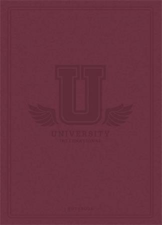 Füzet, tűzött, A5, kockás, 60 lap, SHKOLYARYK "University International", vegyes