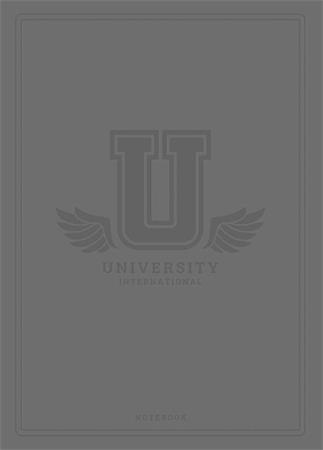 Füzet, tűzött, A5, kockás, 60 lap, SHKOLYARYK "University International", vegyes