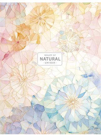 Füzet, tűzött, A5, vonalas, 80 lap, SHKOLYARYK "Natural", vegyes