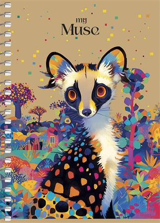 Spirálfüzet, A6, kockás, 80 lap, SHKOLYARYK "Spring Hope", vegyes