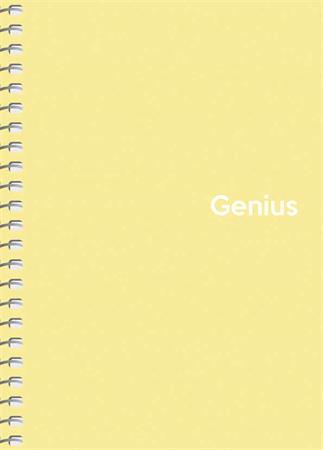 Spirálfüzet, A6, kockás, 80 lap, PP borító, SHKOLYARYK "Genius Pastel", vegyes