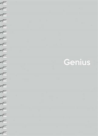 Spirálfüzet, A6, kockás, 80 lap, PP borító, SHKOLYARYK "Genius Pastel", vegyes