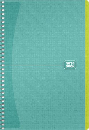 Spirálfüzet, A5, kockás, 80 lap, SHKOLYARYK "Notebook", vegyes