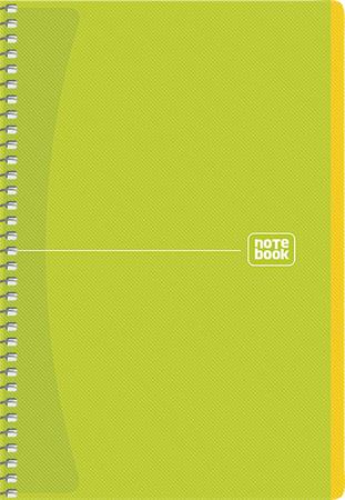 Spirálfüzet, A5, kockás, 80 lap, SHKOLYARYK "Notebook", vegyes