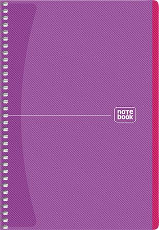 Spirálfüzet, A5, kockás, 80 lap, SHKOLYARYK "Notebook", vegyes