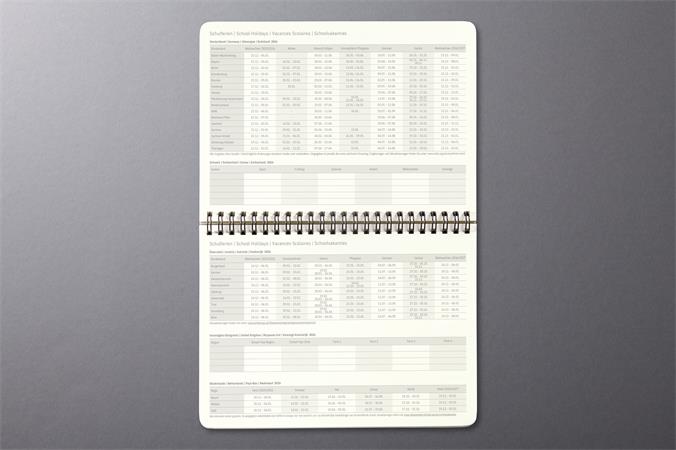 Naptár, asztali, álló, 2026, 213x220x18 mm, SIGEL "Conceptum", fekete