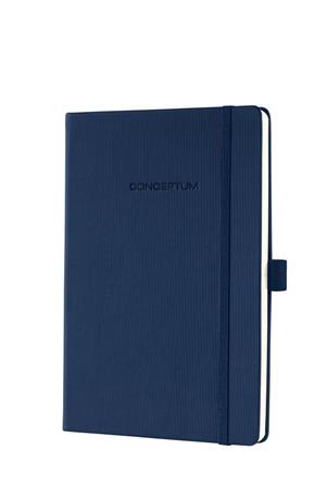Jegyzetfüzet, exkluzív, A5, vonalas, 97 lap, keményfedeles, SIGEL "Conceptum", éjkék