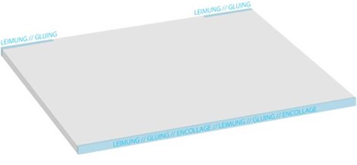 Könyökalátét, 595x410 mm, 2 éves és heti tervezővel, szamárfülvédővel, SIGEL "Office"