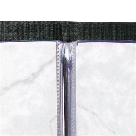 Étlaptartó, A4, keményfedeles, felirat nélkül, SIGEL, fekete