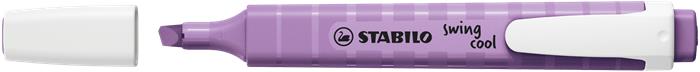 Szövegkiemelő, 1-4 mm, STABILO "Swing Cool NatureCOLORS Wildflowers", szürkéslila