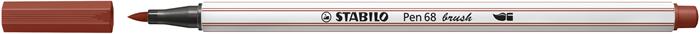Ecsetirón, STABILO "Pen 68 brush", vörösesbarna