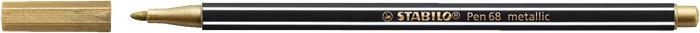 Rostirón, 1,4 mm, STABILO "Pen 68 metallic", arany