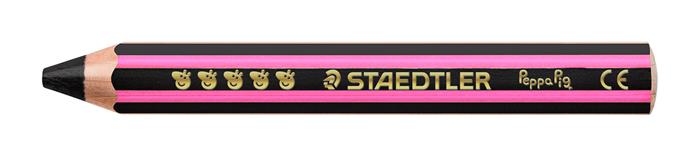 Színes ceruza készlet, hatszögletű, jumbo, STAEDTLER „Noris® junior 140", Peppa malac, 6 szín