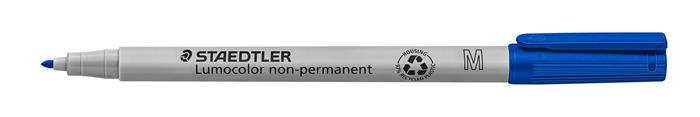 Alkoholmentes marker, OHP, 1 mm, STAEDTLER "Lumocolor® 315 M", kék
