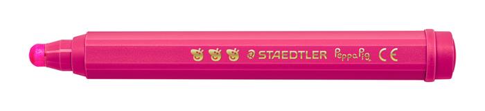 Filctoll készlet, 2,5 mm, kimosható, jumbo, STAEDTLER „Noris® junior 329”, Peppa malac, 12 szín