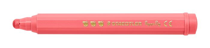 Filctoll készlet, 2,5 mm, kimosható, jumbo, STAEDTLER „Noris® junior 329”, Peppa malac, 12 szín
