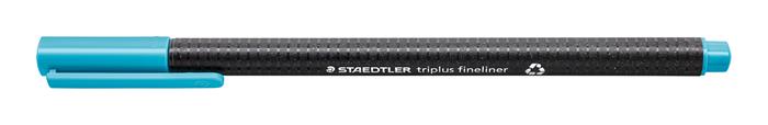 Tűfilc, 0,3 mm, STAEDTLER "Triplus 334", vízkék