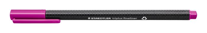 Tűfilc, 0,3 mm, STAEDTLER "Triplus 334", sötétmályva