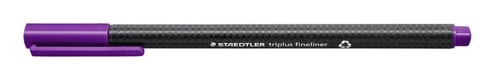 Tűfilc, 0,3 mm, STAEDTLER "Triplus 334", sötétlila