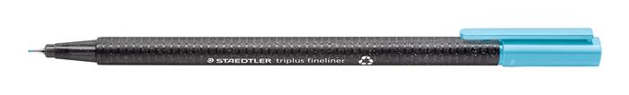 Tűfilc készlet feltekerhető tolltartóban vegyes színekben, 0,3 mm, STAEDTLER "Triplus® 334", 20 különböző szín