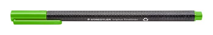 Tűfilc készlet feltekerhető tolltartóban vegyes színekben, 0,3 mm, STAEDTLER "Triplus® 334", 20 különböző szín
