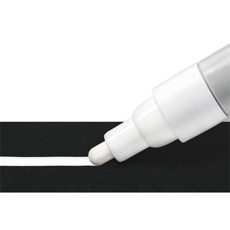 Krétamarker, 2,4 mm, kúpos, STAEDTLER "Lumocolor® 344", fehér