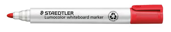 Táblamarker, 2 mm, kúpos, STAEDTLER "Lumocolor® 351", piros