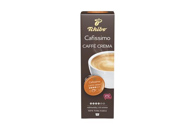 Kávékapszula, 10 db, TCHIBO "Cafissimo Caffé Crema Rich"