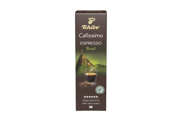 Kávékapszula, 10 db, TCHIBO "Cafissimo Espresso Brasil"