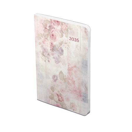 Naptár, tervező, B6, heti, TOPTIMER, "Joy flexi", pasztel