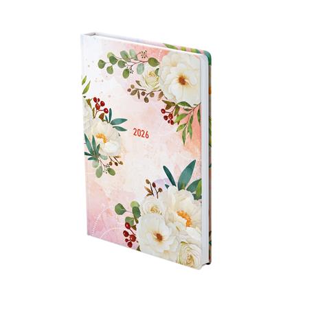 Naptár, tervező, B6, heti, TOPTIMER "Joy", tearózsa