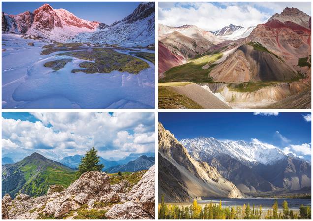 Naptár, fali, TOPTIMER, "Hegyek"